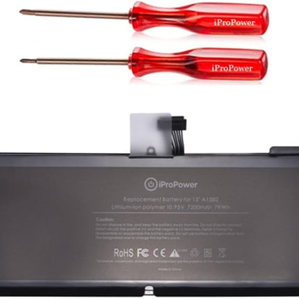 MacBook Pro 15" (Early 2011, Late 2011, Mid 2012) Battery Replacement A1382 A1286
