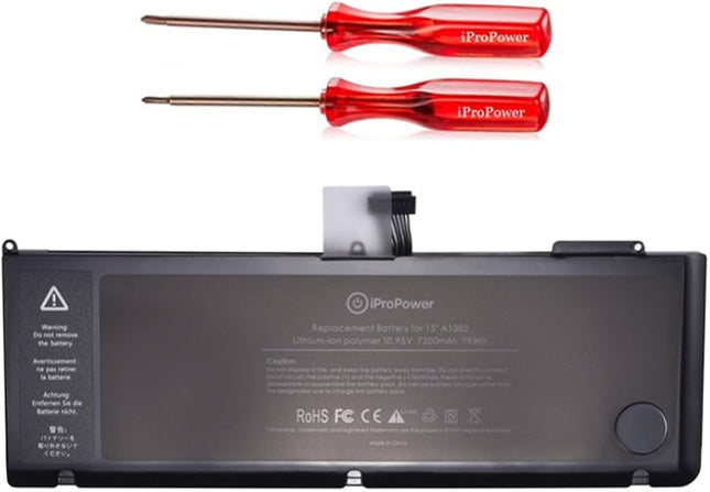 MacBook Pro 15" (Early 2011, Late 2011, Mid 2012) Battery Replacement A1382 A1286