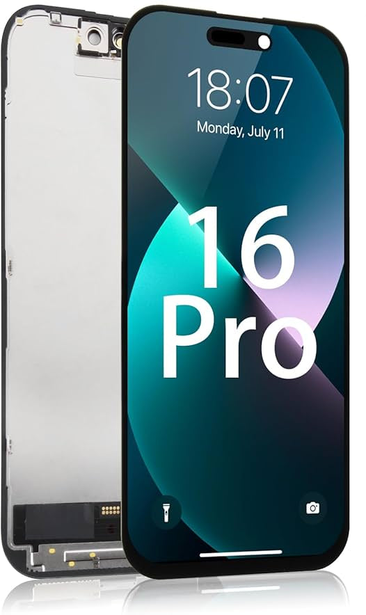iPhone 16 Pro 120Hz Soft OLED Screen Display Replacement