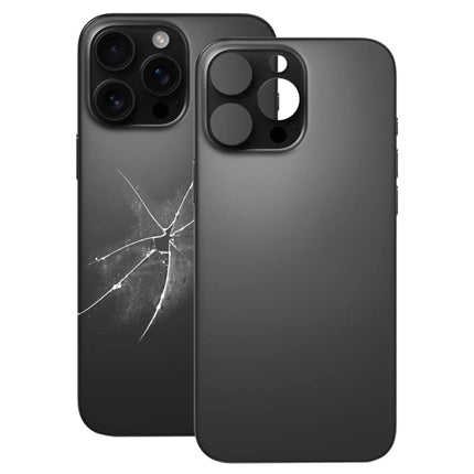 For iPhone 16 Pro Easy Replacement Big Camera Hole Glass Back Battery Cover, For iPhone 16 Pro(Not Disassemble)