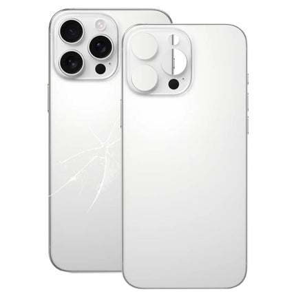For iPhone 16 Pro Easy Replacement Big Camera Hole Glass Back Battery Cover, For iPhone 16 Pro(Not Disassemble)