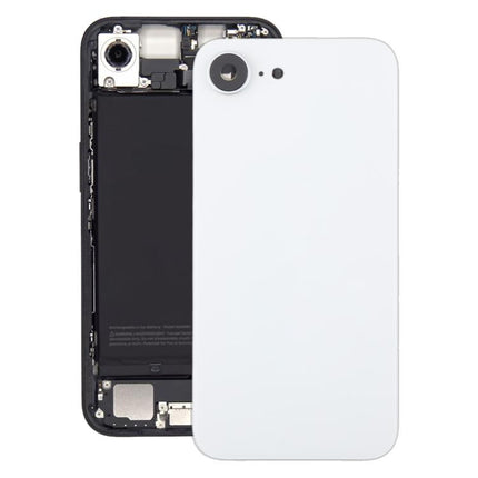 For iPhone 16e Glass Battery Back Cover, For iPhone 16e(with Camera Lens), For iPhone 16e(with Camera Lens Frame)