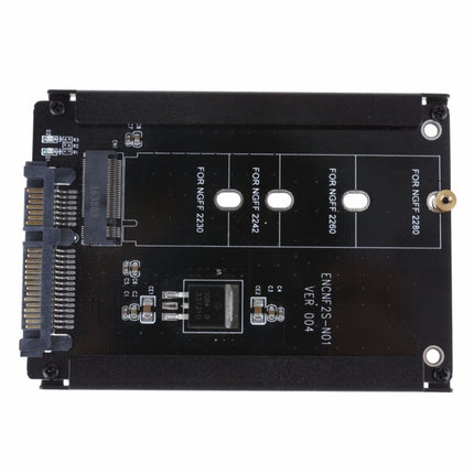 Metal Case CYB + M Socket 2 M.2 NGFF (SATA) SSD to 2.5 SATA Adapter for 2230/2242/2260/2280mm M2 NGFF SSD Solid State Hard Drive