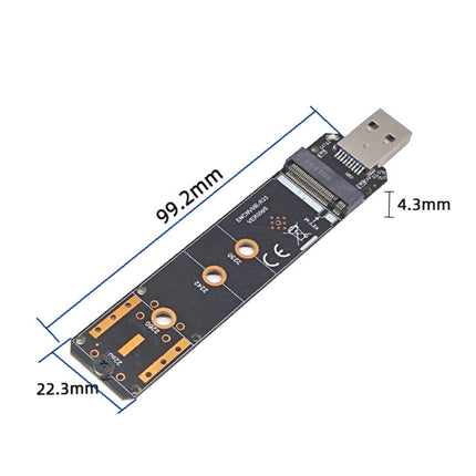 ENCNVME-R33  USB 3.2 Gen 2 10Gbps To NVMe M.2 SSD Adapter RTL9210 Chips For M Key M2 NVMe, ENCNVME-R33