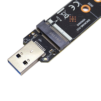 ENCNVME-R33  USB 3.2 Gen 2 10Gbps To NVMe M.2 SSD Adapter RTL9210 Chips For M Key M2 NVMe, ENCNVME-R33